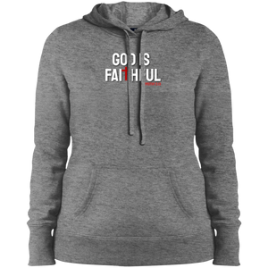 God is Faithful Ladies Pullover Hooded Sweatshirt