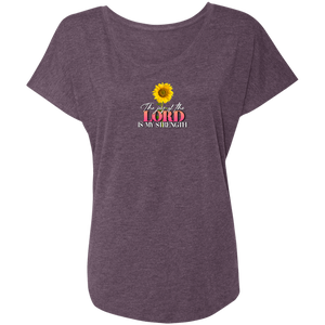 The Joy of the Lord is My Strength Women’s Triblend Dolman
