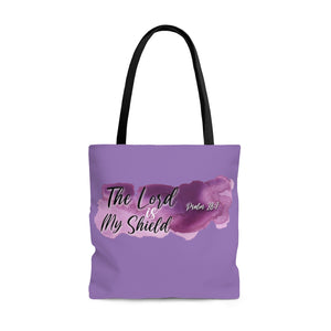 The Lord is My Shield Tote Bag