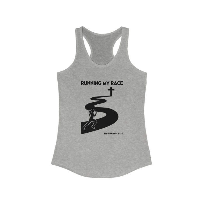 Running My Race Women’s Ideal Racerback Tank