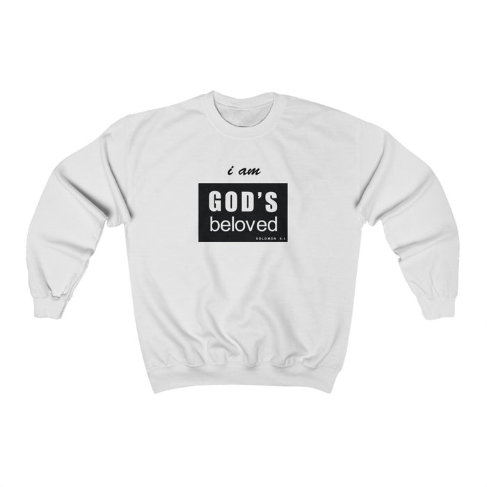 I am God’s Beloved Men’s Unisex Heavy Blend™ Crewneck Sweatshirt